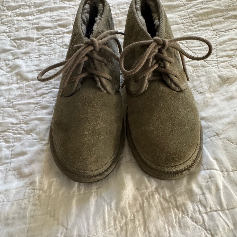 UGG Women's Lace Up Boots - Olive